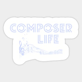 Composer Life Design Sticker